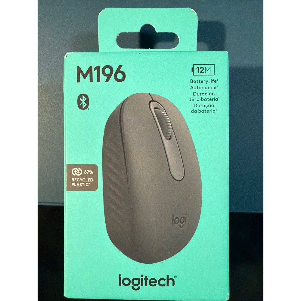Bluetooth Wireless Mouse Graphite 12-Month Battery Life New
